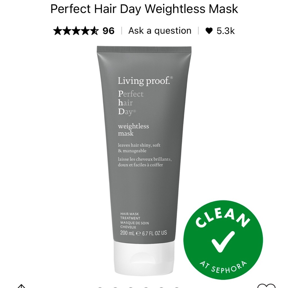 Living Proof Perfect Hair Day Weightless Mask